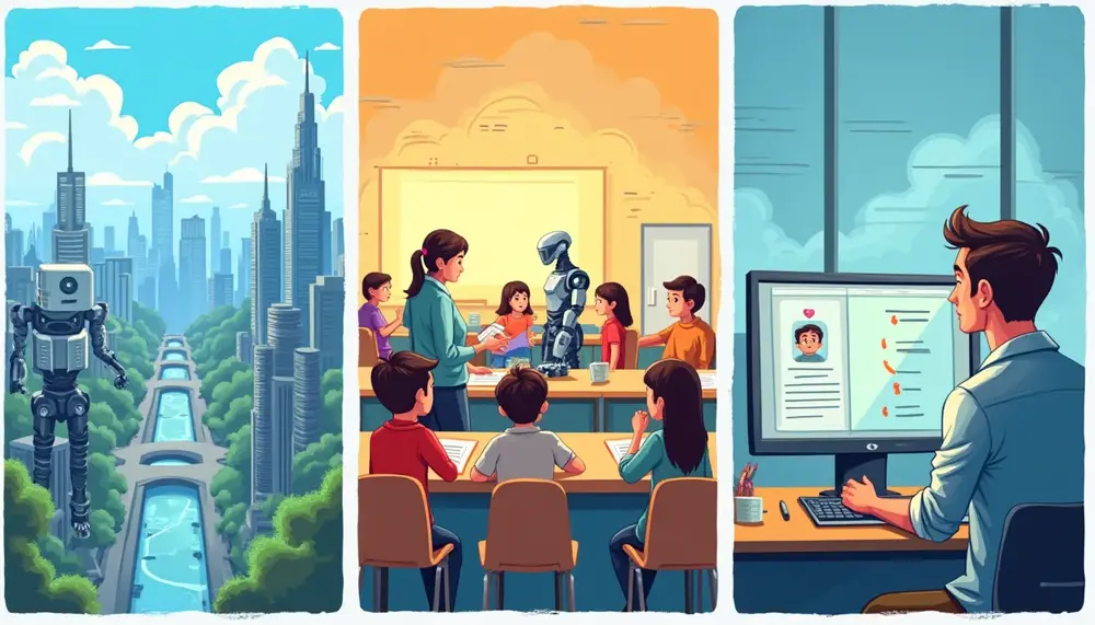 China drängt an die KI-Spitze, Schulen regeln KI-Einsatz, ethische Fragen bei Griefbots