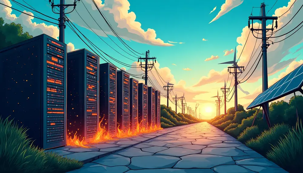 Steigender Energiebedarf durch Rechenzentren gefährdet die Energiewende in Deutschland